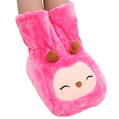 

e·warmer hot water bottle type foot warmer cartoon warm foot shoes warm foot pad removable&washable foldable charge