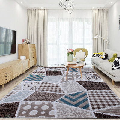 

Li Home Furnishing Turkey imported pastoral living room coffee table sofa bedroom dining room bedside study high latitude anti-slip carpet garden 119113 80 120cm