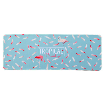 

Yuan Yuan flying mouse pad large flamingo waterproof lock game pad office computer keyboard non-slip mat