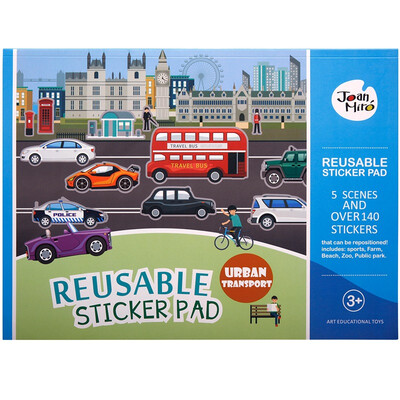 

JoanMiro children's static stickers transportation tools puzzle creative cartoon stickers painting JM09135