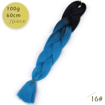 

AISI HAIR 100g / pcs 24inch   Kanekalon гигантский   косы Волосыломбер Две тонныЦветные синтетические волосы для кукол Вязание крю
