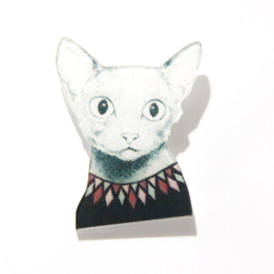 

Gernro Acrylic Badge Pin On Backpack Cats Badges For Clothes