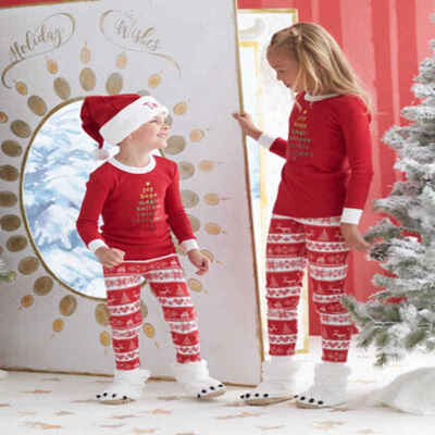 

2017 Christmas new European and American women printed parental suit installed