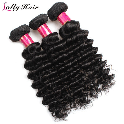 

Brazilian Deep Wave With Closure 3 Bundles Brazilian Virgin Hair With Closure 7A Brazilian Deep Curly Human Hair With Closure