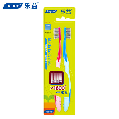 

Lepee hapee toothbrush dense soft home two sticks