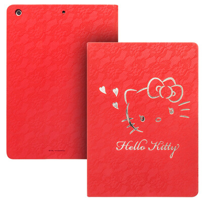 

Новый Hello Kitty IPad корпус 9,7 дюйма мультфильм защитной оболочки кобура умной заторможенность кружево раздел Xinyu большой красный Hello Kitty *