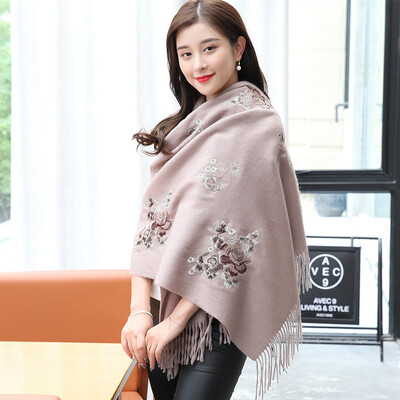 

STORY Of SHANGHAI Ladies' Woolen Scarves Wrinkled Shawls