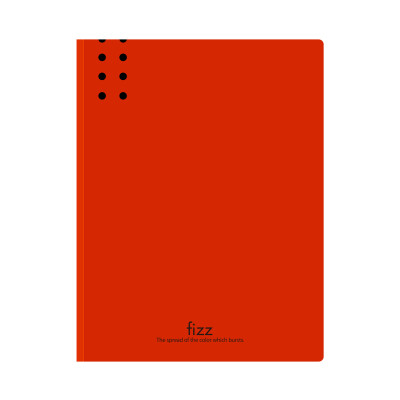 

Fizz high quality 40 pages A4 thickened information book color file book office supplies red A36374