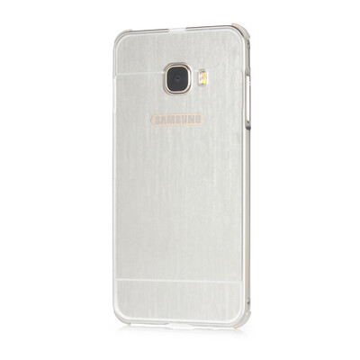 

Luxury Case for Samsung Galaxy C5 Aluminum BumperAcrylic Panel Back Glossy Business Cover for Samsung C5