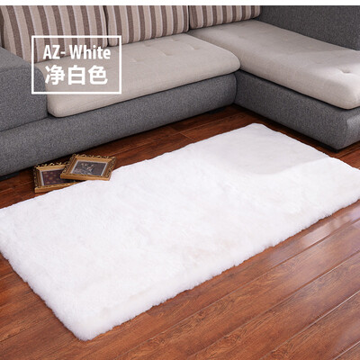 

AOZUN Australian Sheared Genuine sheepskin rug 160*230cm, coffee color bay window fur rug ,big size living room sheep fur carpet