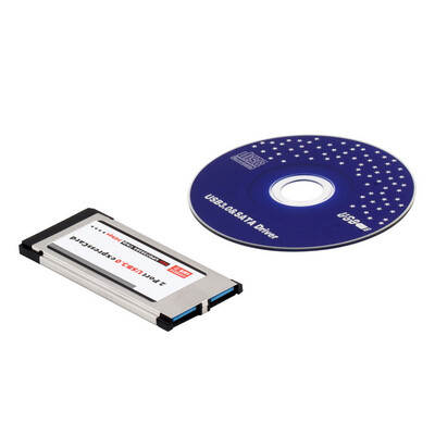 

кредитной карты ExpressCard по USB 3.0 адаптер для ноутбука, 2 порт пк, ноутбука