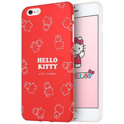 

Hello Kitty Apple, 6 / 6с Плюс телефон оболочки iPhone6 ​​/ 6с Плюс все включено защитный рукав мультфильма силиконовой мягкой оболочки Выдерживает падение 5,5 дюймов Hello Kitty красный Фантом