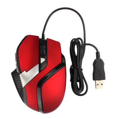 

SHENSEE® USB для 7Д 6 кнопок, 1600dpi Оптический Регулируемый проводной игровой мыши мышь РД