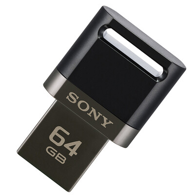 

SONY 64GB U disk USB 31 micro computer phone dual interface OTG black reading speed 130MB s mobile phone U disk metal U disk multi-purpose car USB
