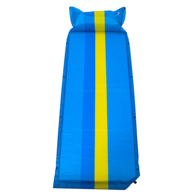 

El Monte ALPINT MOUNTAIN Автоматический надувной мат Наружная палатка Спящий коврик Увлажняющие подушки Расширяющиеся туманы Одиночная аэродром Кемпинг Camping 610-334 Blue 3CM