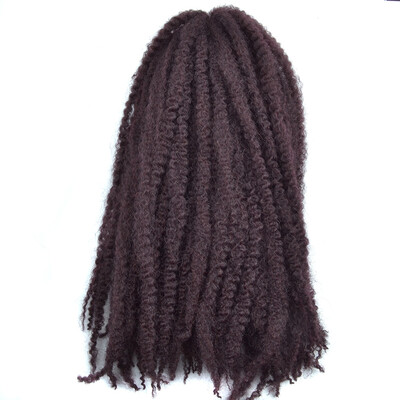 

Chorliss Kinky Twist Braiding Hair Extensions 18Inch 100g 6 pcslot Synthetic Ombre Crochet Hair