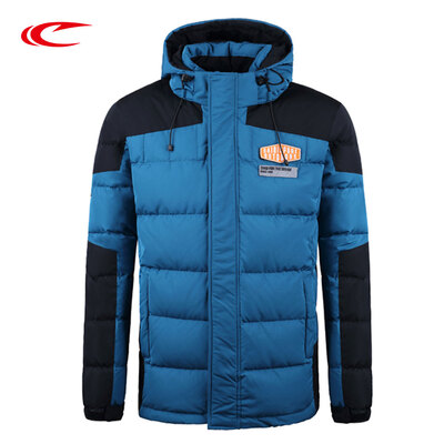 

SAIQI Winter Thick Hot Grey Duck Down Men Outwear Coat Jacket Hooded Collar Slim Clothes Windproof Down Parkas Fashion Coat 171102