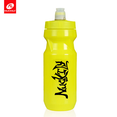 

NUCKILY Water Bottle 610ml With Large Opening Easy-open Leakprook Valve and Easy-squeeze BPA free Cycling Water Bottle for Riding