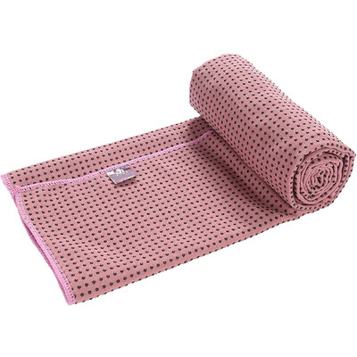 

Pierre Yoga is a dense fiber non-slip particles yoga shop towel lavender
