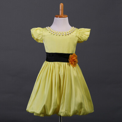 

CANIS@Girl's Summer Thin Short Sleeves Dresses (Cotton)