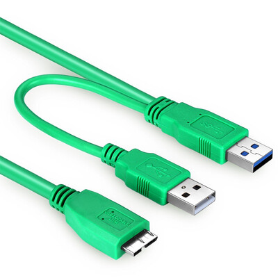 

Шэн (Shengwei) ОСК-5010 линии высокоскоростной передачи данных USB 3.0 HDD USBA хорошо известны USB × 2 MicroB пара вспомогательной энергии гальваническим штекер 1 м