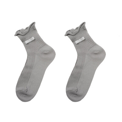 

MEIKAN Women Mercerized Cotton Socks Fashion Autumn Retro Female Socks Cute Fun Socks 2Pairs