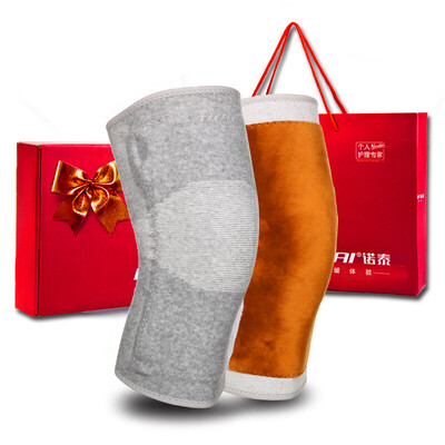 

Nuo Tai knee warm bamboo charcoal plus velvet warm leggings elderly knee joint protection  code