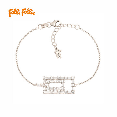 

Г-жа Folli Follie Folli Follie BAMBOO СБОР серия серебряных бамбука браслет 3B17S005C