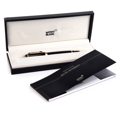 montblanc 万宝龙 波西米亚系列黑色名贵树脂签字笔25300 zx价格/报价