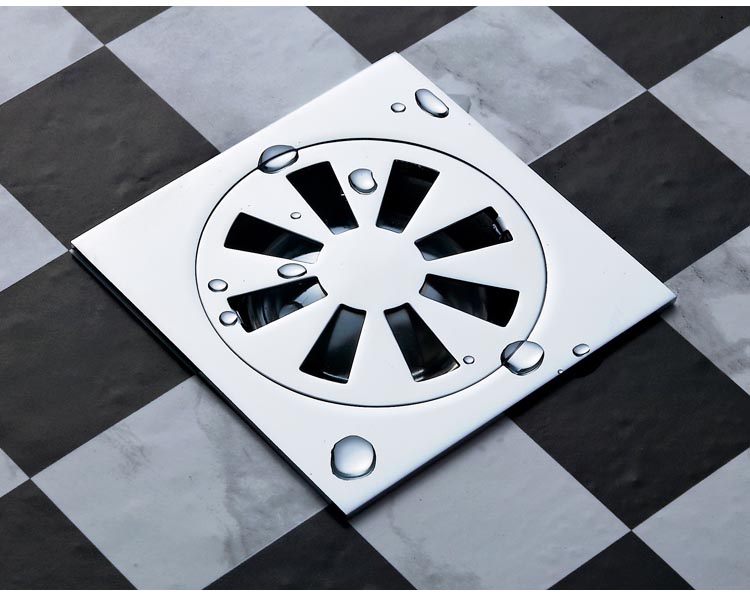 贝乐卫浴(ballee) t39 全铜镀铬 防虫防臭 五防地漏