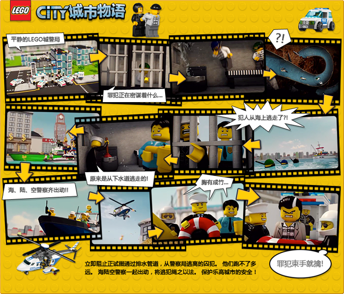 lego 乐高 city 城市系列 警犬队 7285