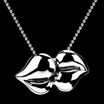 法国idee艺术首饰2012艺术之吻 嘴唇项链爱之吻 idee272000n