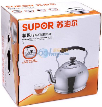 
                                        
                                                            苏泊尔supor精致琴音不锈钢水壶SS40P1                