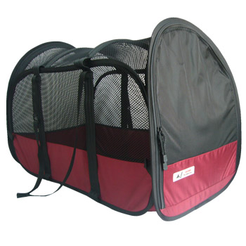 贝亭petwin 多功能车用宠物安全包ll 紫红色