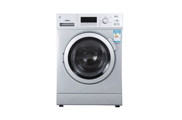 三洋sanyodgf7526bcs75公斤变频空气洗滚筒洗衣机亮银色