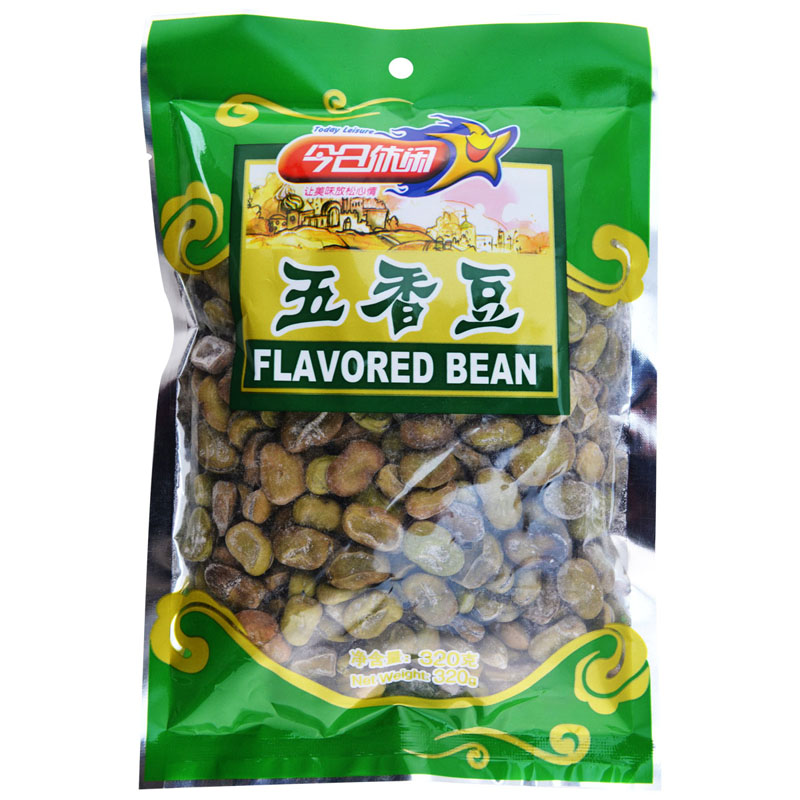上海特产 今日休闲五香豆320g*2袋