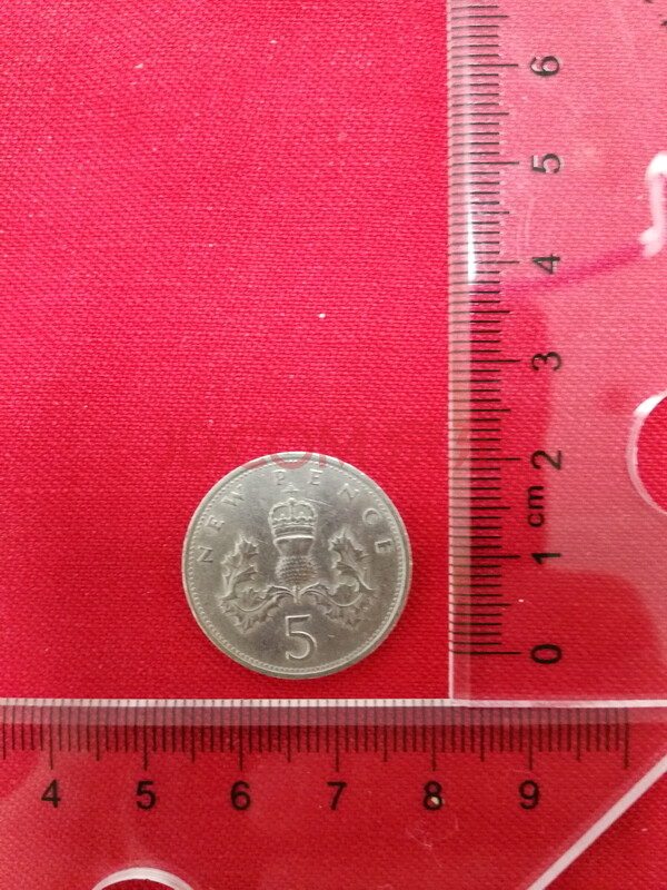 1968年英国女王伊丽莎白二世5新便士1枚