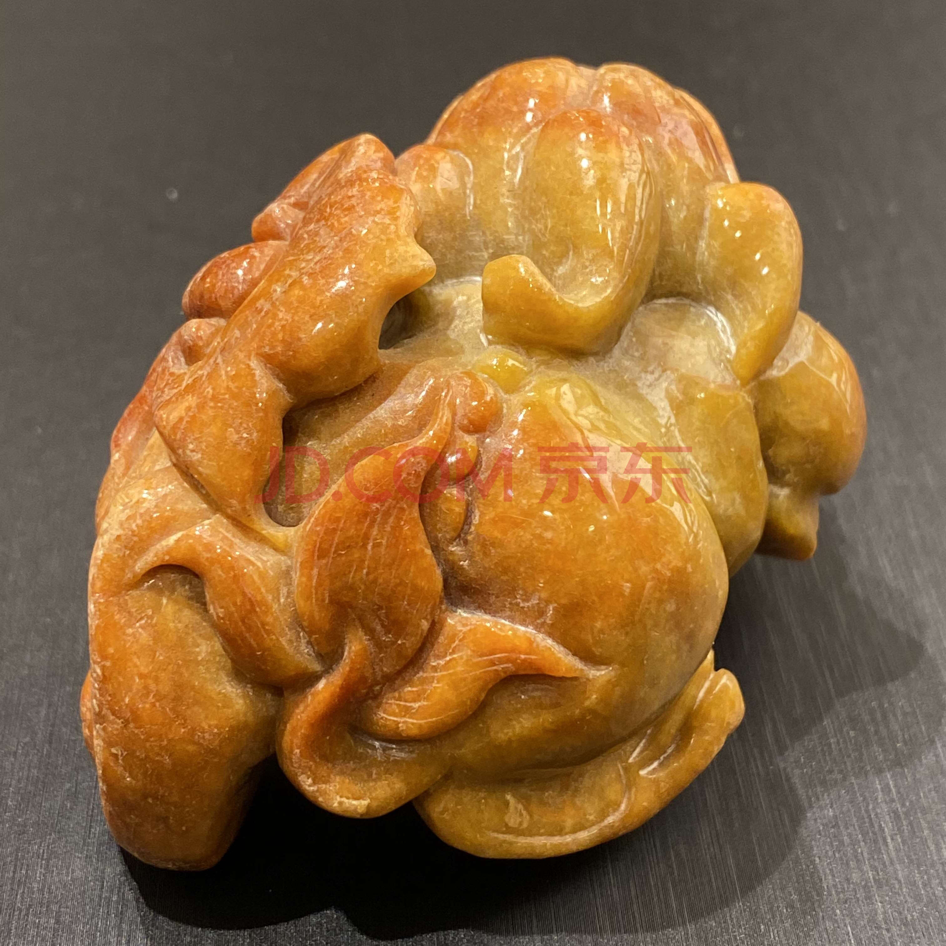 093翡翠貔貅如意摆件一件库存f5