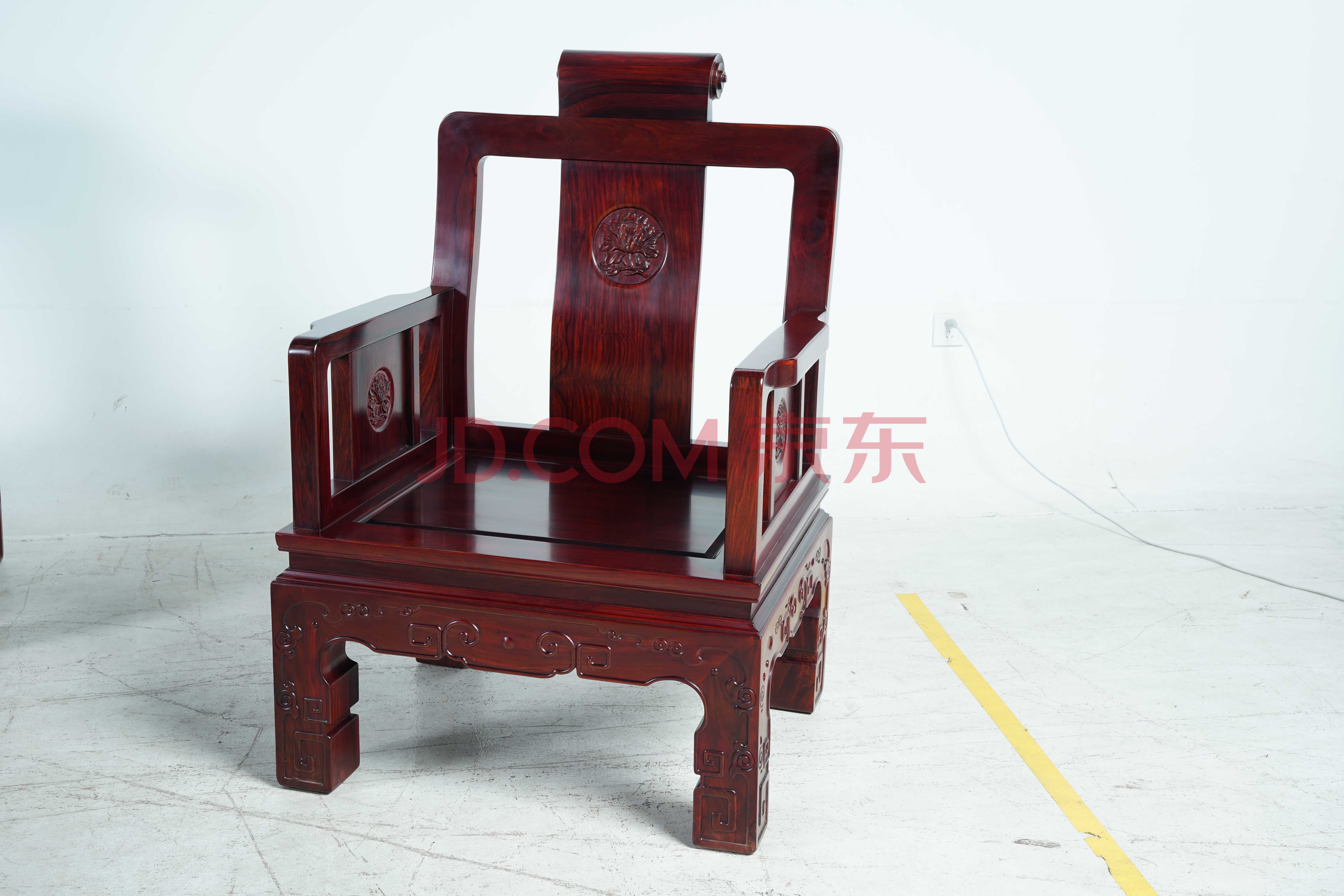 绒毛黄檀沙发十件套