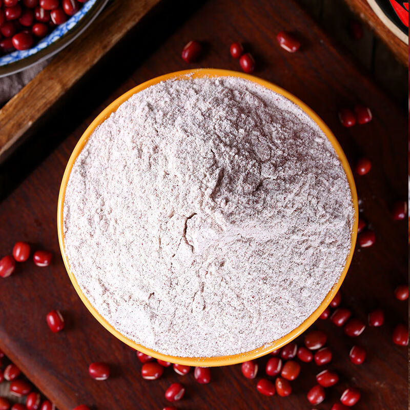 宜享健康红小豆面粉 生红豆粉 生粉五谷杂粮面粉现磨红豆面粉 无添加