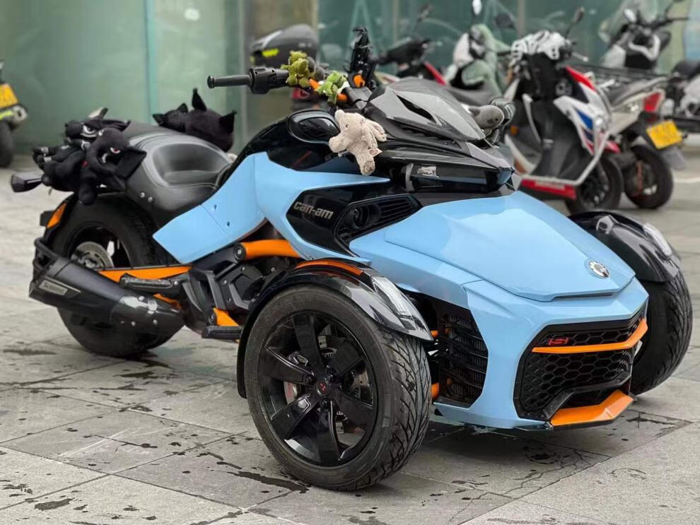 庞巴迪倒三轮摩托车 进口brp庞巴迪f3边偏倒三轮沙滩越野重机大排量