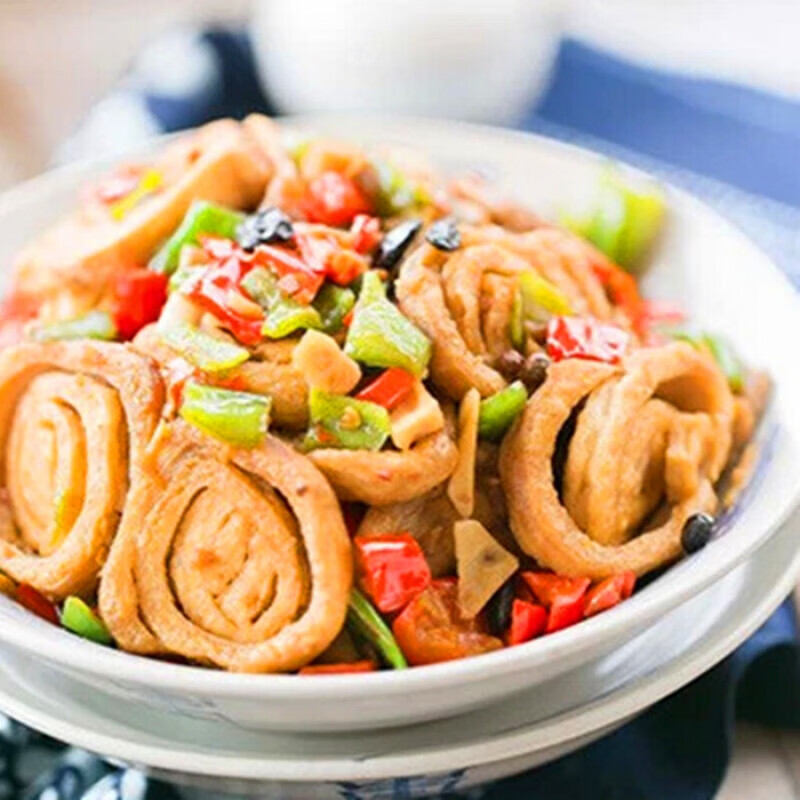 霉千张臭千张卷霉千张筒臭筒子臭干子臭豆腐湖北广水特产500g【图片