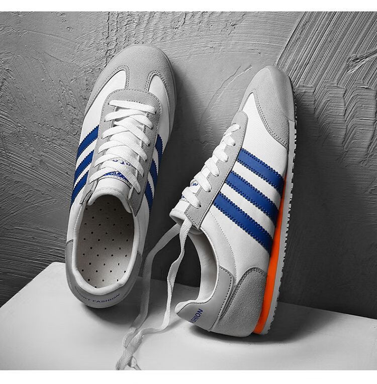 阿斯达斯三叶草三条杠阿甘鞋男女2022秋冬季男士鞋子潮流休闲时尚