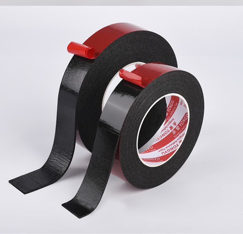 永誉真石漆分格胶带建筑装修防砖分格带深槽黑色双面海绵胶条高粘度