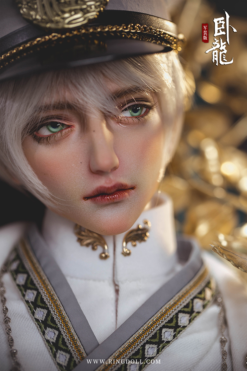 现货 ringdoll戒之人形 卧龙军装诛魔令系列 限定bjd娃娃sd叔体男 白
