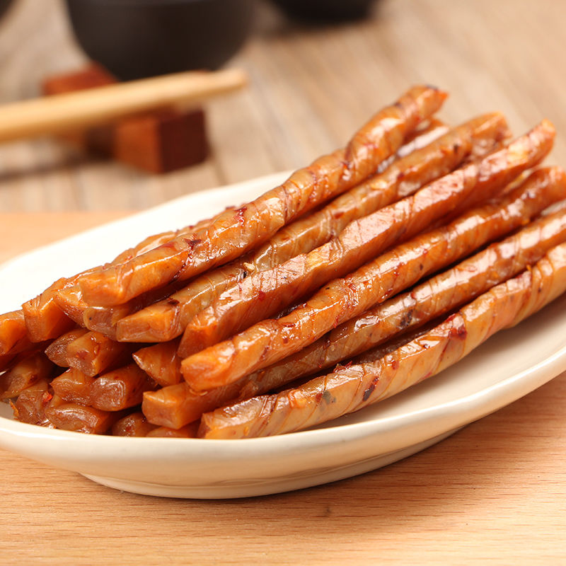 大包装湖南南北特麻辣素牛筋每袋80g一份麻辣豆筋豆干辣条nbt 15袋