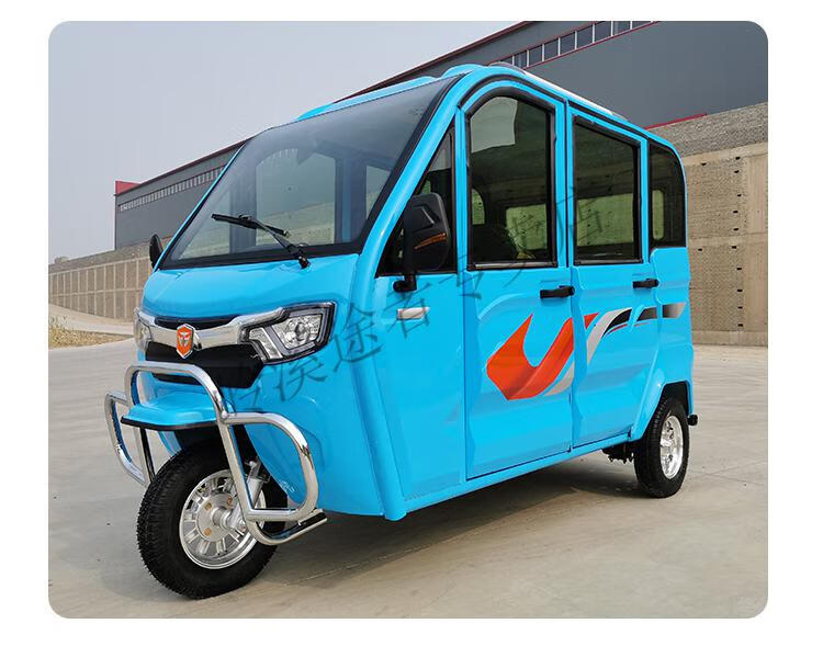 摩托车全封闭燃油老年代步助残全棚载客家用三轮车 宗申150水冷手动