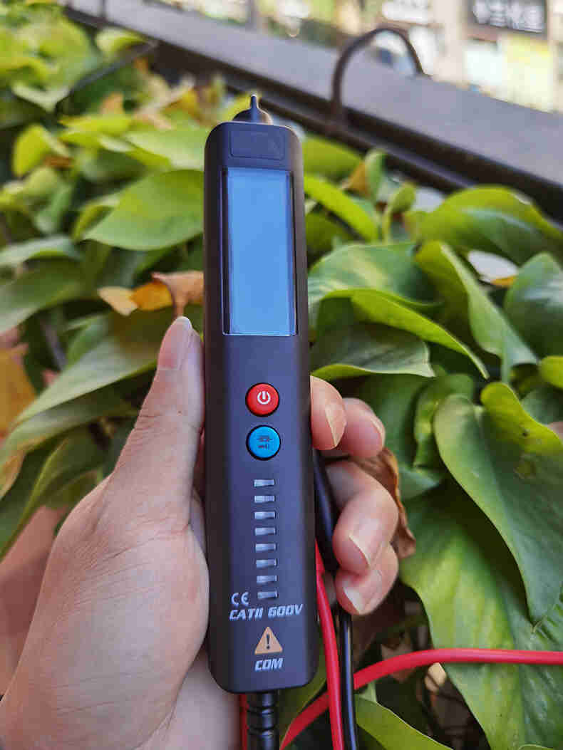 电笔漏电检测大屏电笔数显家用电工智能万用表感应线路检测零带红外