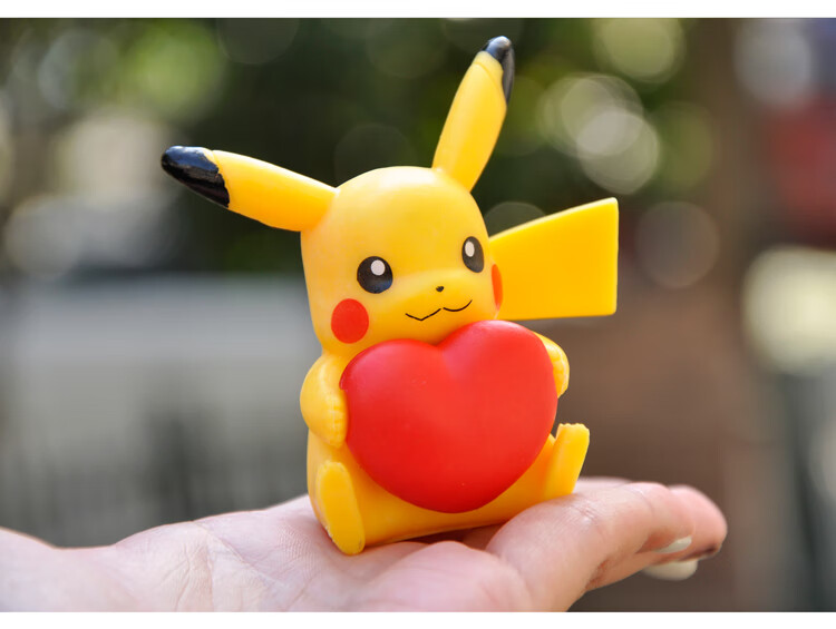 皮卡丘cos手办 宠物小精灵创意看书厨师cos皮卡丘玩偶盲盒桌面蛋糕