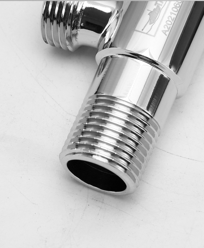 三角阀全铜冷热水加长开关家用大流量水阀自来水阀门热水器阀套餐一3